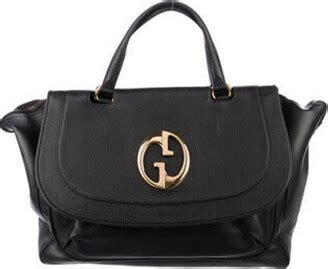 GUCCI Metallic Snakeskin Medium 1973 Top Handle Satchel